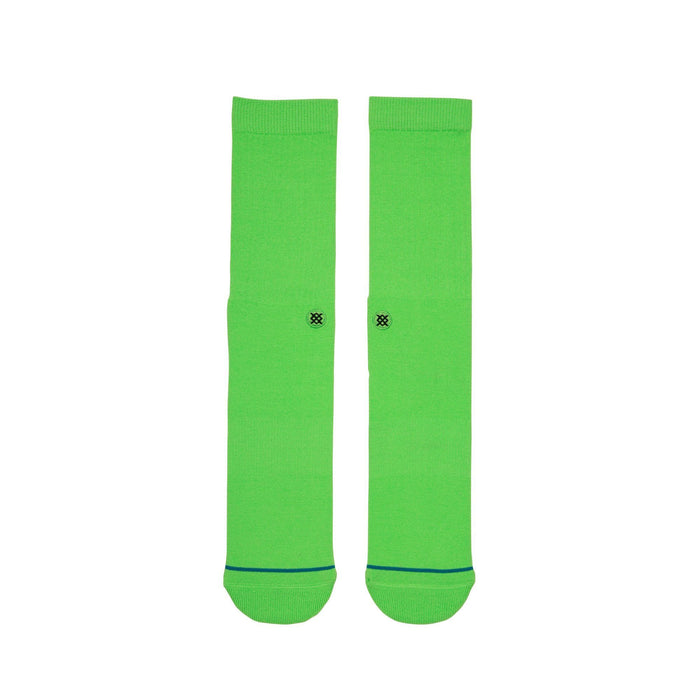 Stance Icon Anthem Socks Fluorescent Green