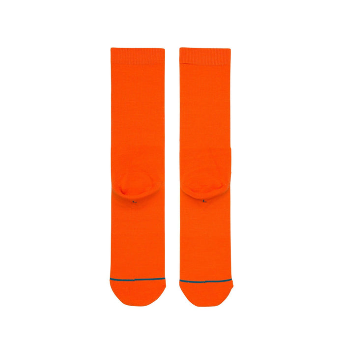 Stance Icon Anthem Socks Fluorescent Orange