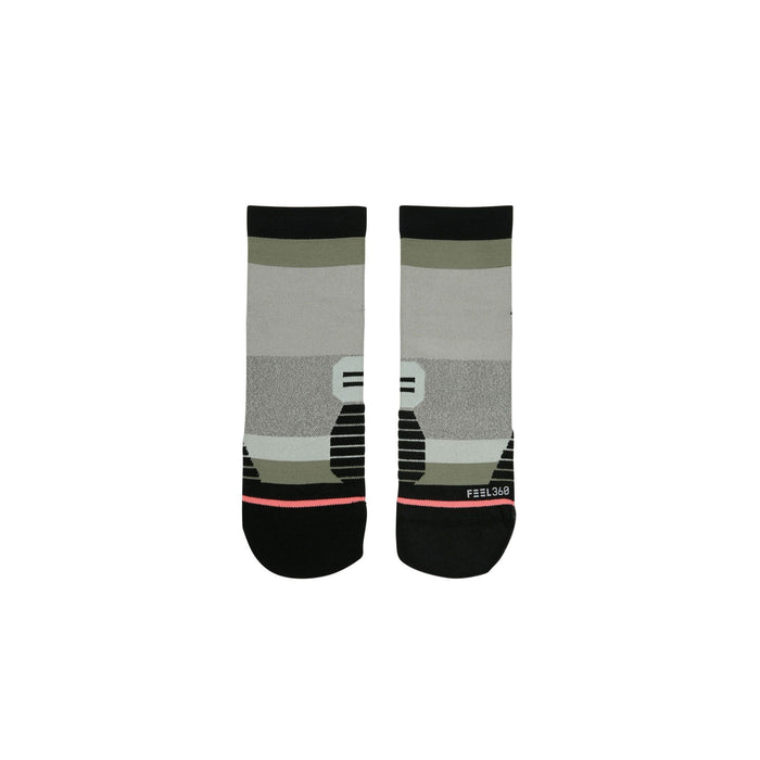 Stance Grey Carb Qtr Sock